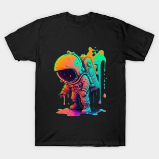 Colorful Astronaut Sticker #6 T-Shirt